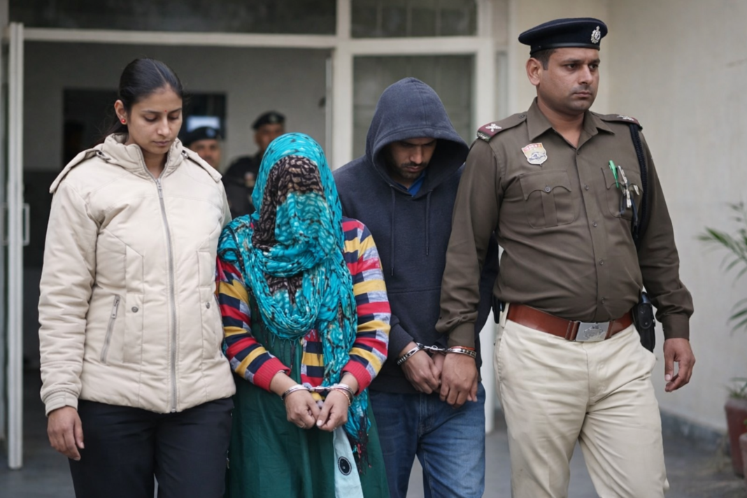 प्रेम संबंध के चलते पति की हत्या, रेलवे ट्रैक पर फेंककर रचा हादसे का नाटक