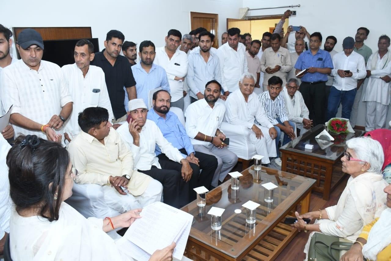 चरखी दादरी में किरण चौधरी बोलीं , हरियााणा के हिस्से का पानी रोकना किसी तरह से जायज नहीं